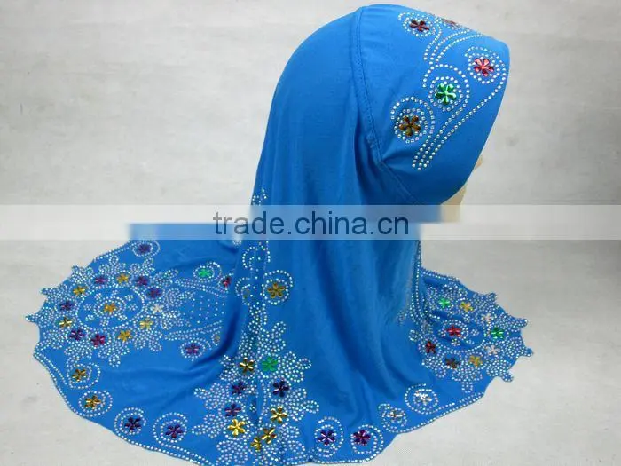 A525 polyester beautiful muslim hijab