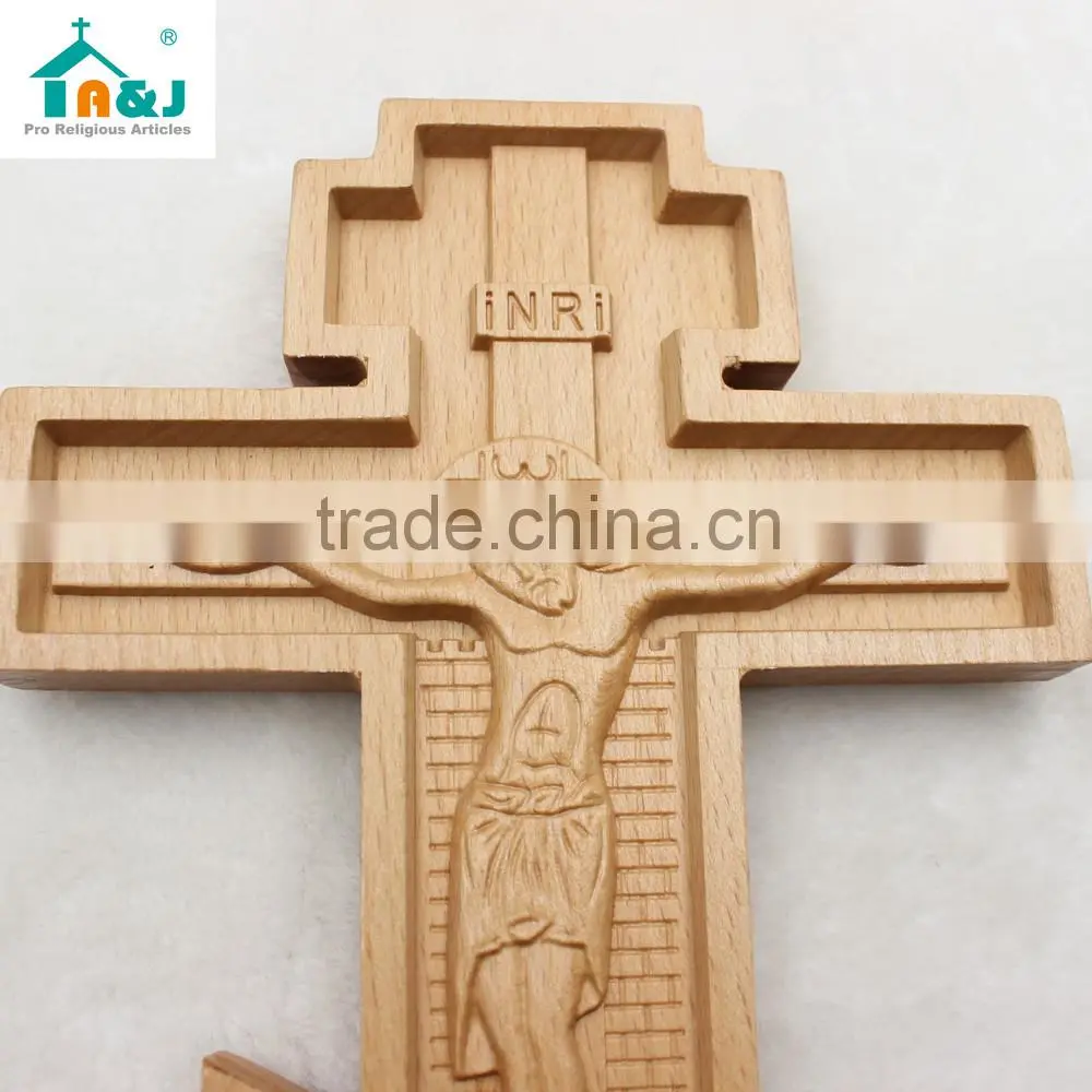 A&J Wooden crucifix crosses