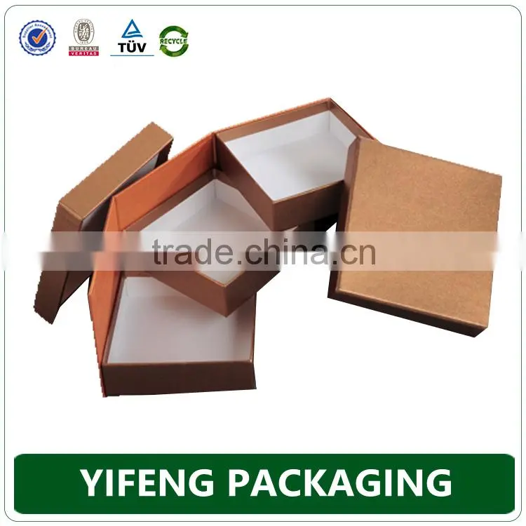 Custom Logo Printed Decorative kraft paper box slide open box