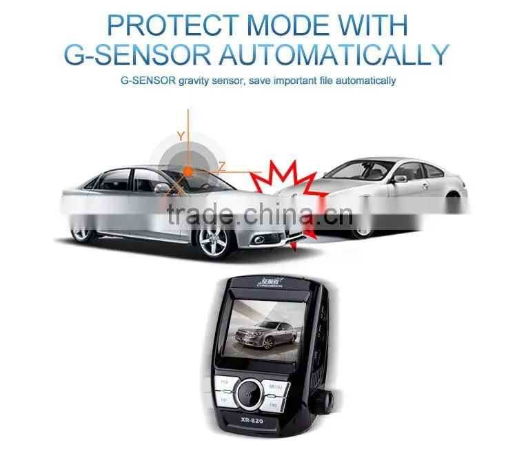 2016 Hidden mini car dvr wireless radar detector 2.4inch Screen HD 1080P Car DVR Camera and Radar Speed Alarm
