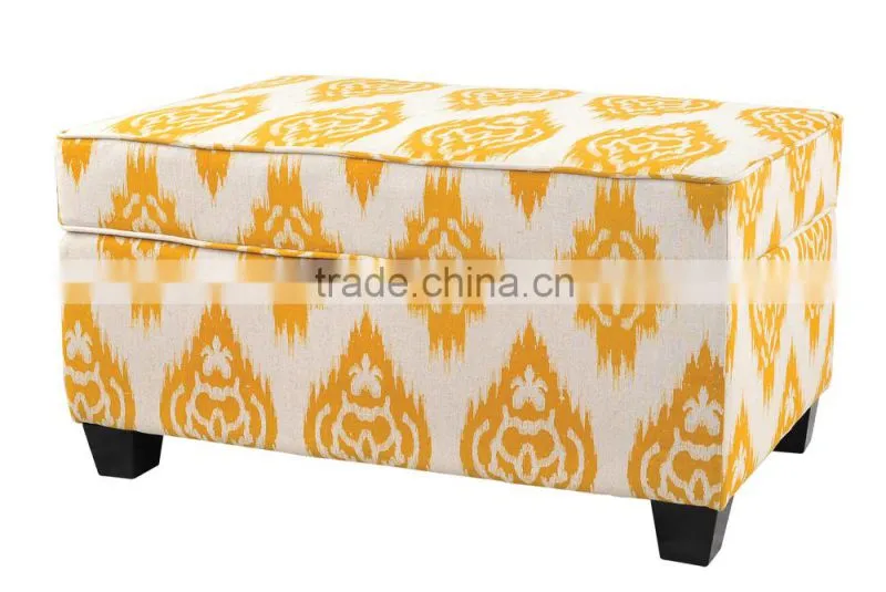 WorkWell mordern design rectangular storage ottoman KW-OT08