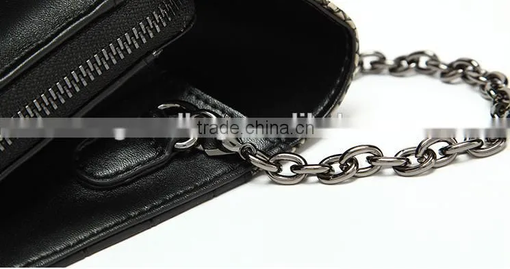 2016New arrival luxury crocodile pattern leather women clutch bag evening clutch bag soulder bag for women