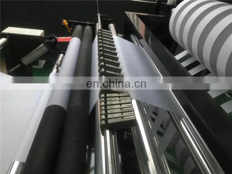 WDHC1600 Automatic Melt Blown Nonwoven Fabric dotted perforation cutting and rewinding machine