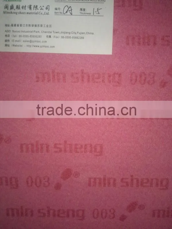 non woven insole board