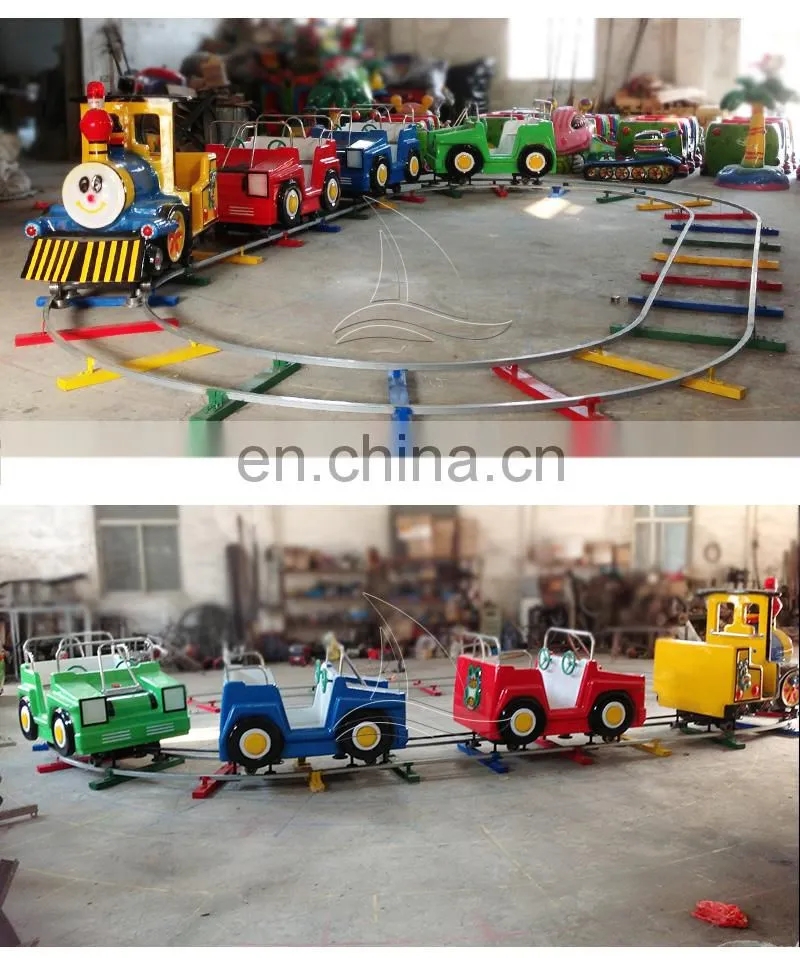 Mini train track rides for sale small amusement park for outdoor and indoor electric train for kids and adult