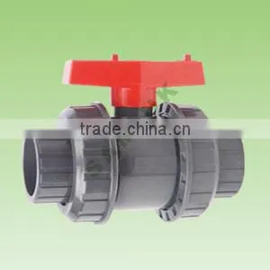 High Quality PVC Double Union Ball Valve Fittings