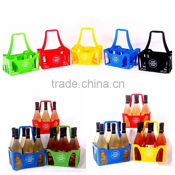 High quality standard plastic bottle holder with 6 grid