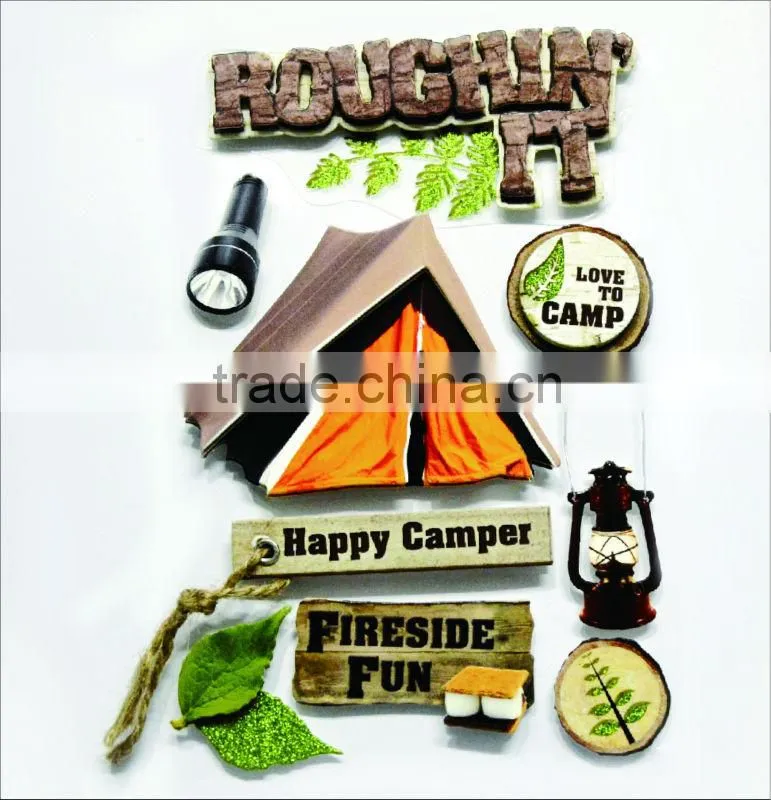 handmade sticker and diy sticker china