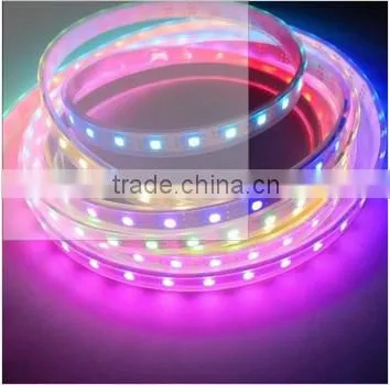 New arrive best selling ws2812 30leds 220v SMD 5050 rgb 220v led strip shenzhen