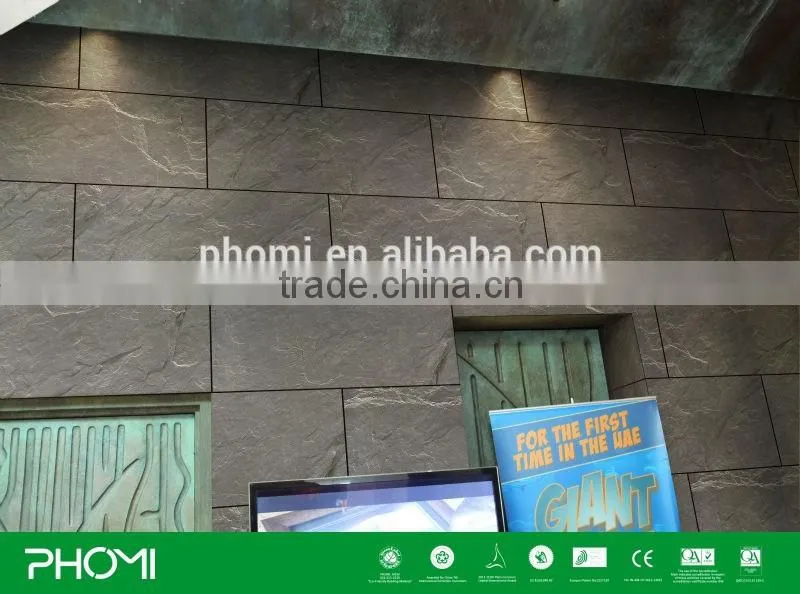Flexible clay exterior and interior decoration Eco-friendly light weight faux stone panels