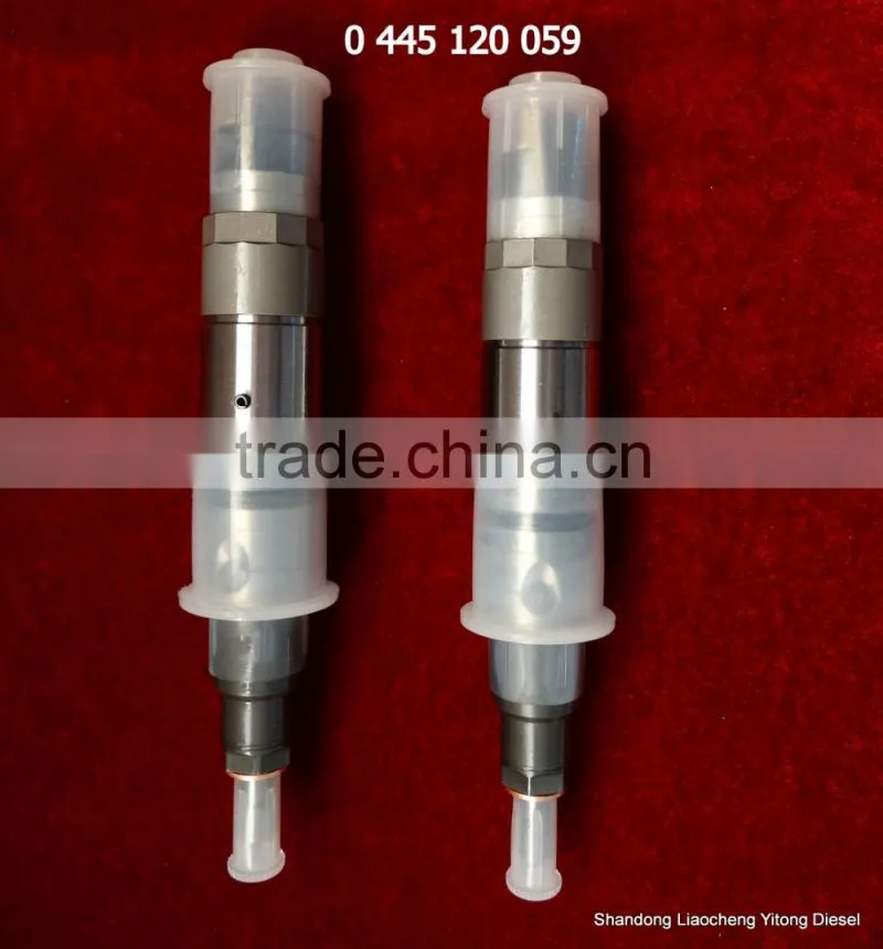 common rail injector 0445120059 fuel injection for diesel geniuine parts fuel injector 0 445 120 059