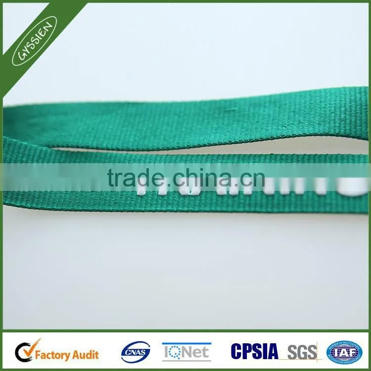 Green/custom 2014 continued hot poly/nylon gift custom lanyard,sublimation printing lanyard