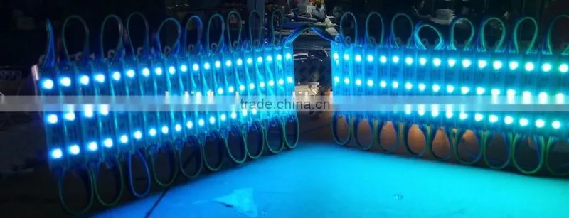 SMD sealant 5050 full color pixel waterproof LED module with factory price DC12V 0.75W