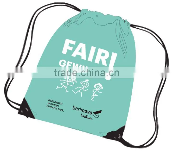 Promotional cheap customized drawstring bags