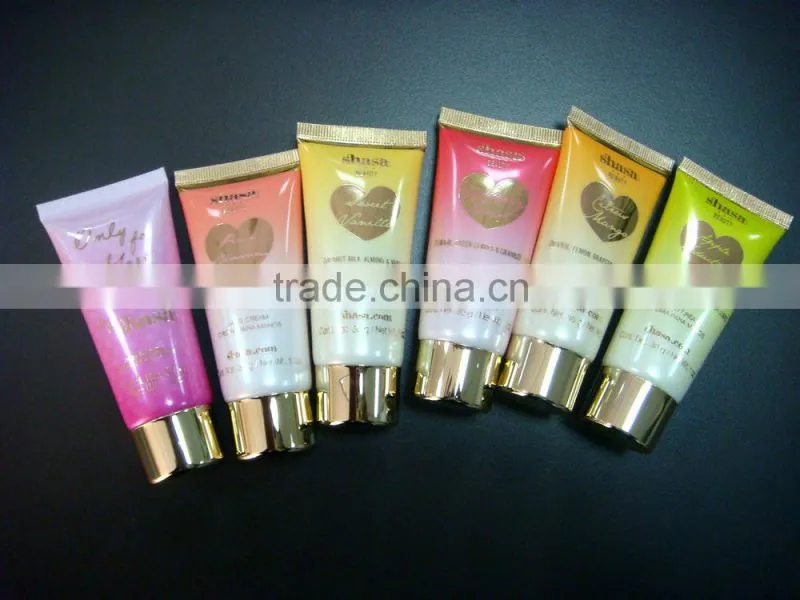beautiful hand cream tube,plastic tube packaging