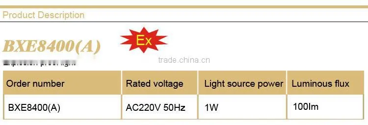 BXE8400(A) explosion-proof light