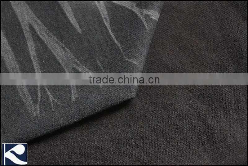 heavy 70% cotton knitting denim fabric