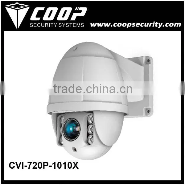 Outdoor 4.5 Inch 50 Meters Coaxial Transmission High Speed Dome HD-CVI PTZ Camera 10X Zoom 1.0MP PTZ HDCVI Camera