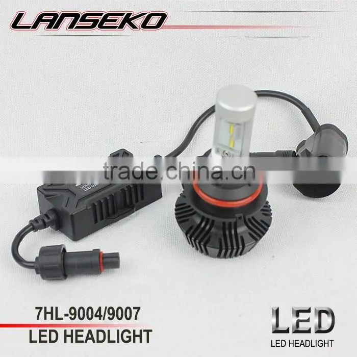 All in one fanless design auto G7 led headlight 4000LM 30W DC12v led car headlamp 9007