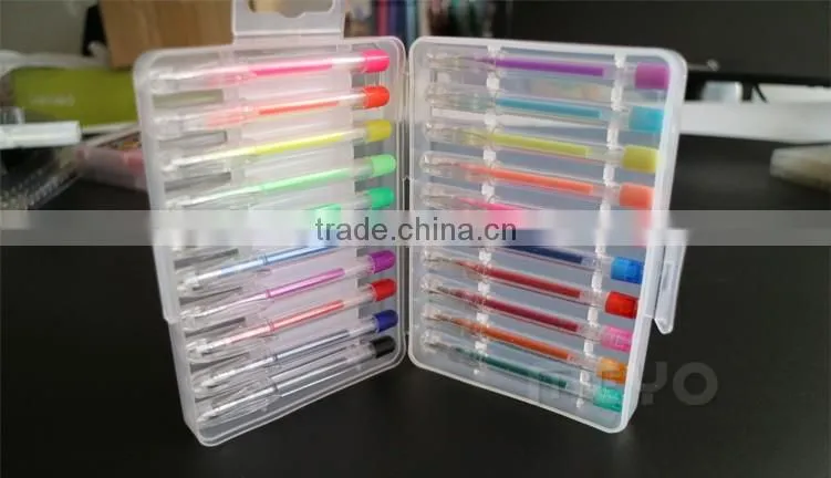 Coloured gel pen set office gel ink pen indelible refill pen