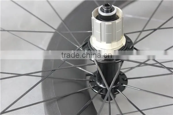 Bicycles carbon wheels wide carbon wheels with sapim spokes Chinese carbon wheelset W56T