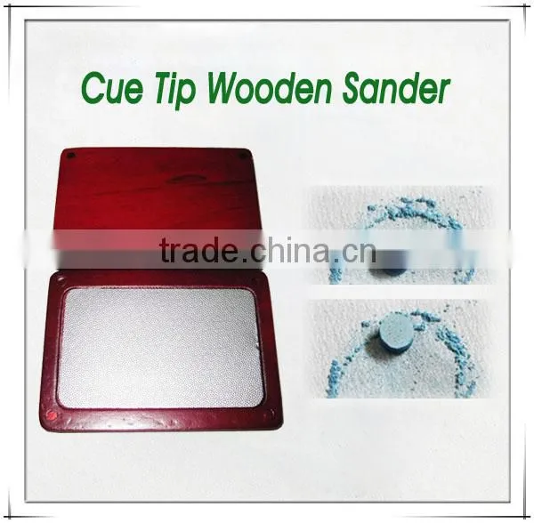 billiard Cue Tip Wooden Sander for billiard game