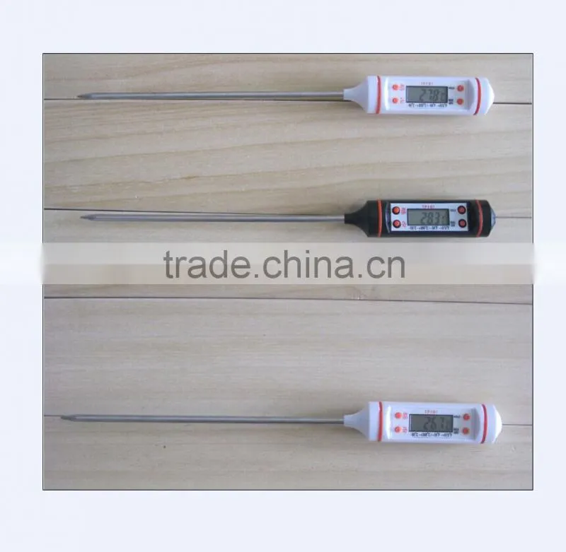 TP101 screen tube Digital Cooking Food Probe Meat Household Thermometer Kitchen BBQ 4 Buttons