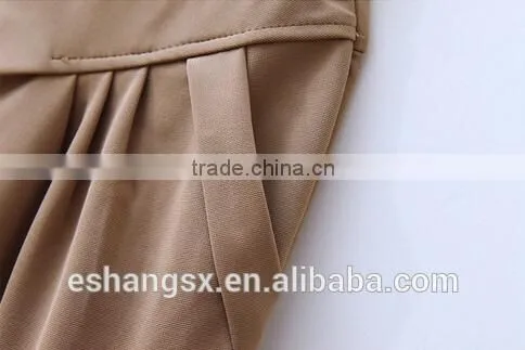 Ladies cotton ruffle formal fashion modal pants