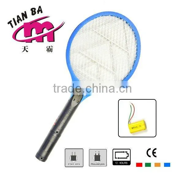 RECHARGEABLE ELECTRIC MOSQUITOS SWATTER WITH CE/RoHS CERTIFICATE