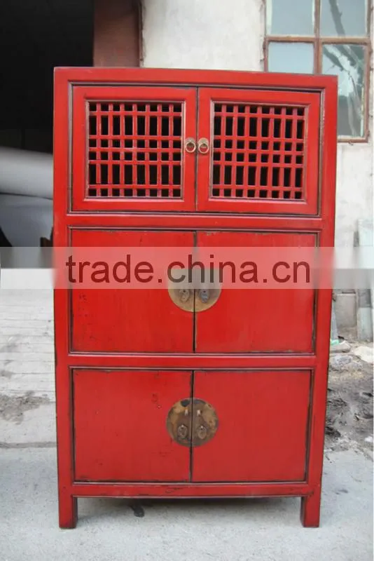 2014 Hot Sale furniture, solid wooden antique kitchen cabinet