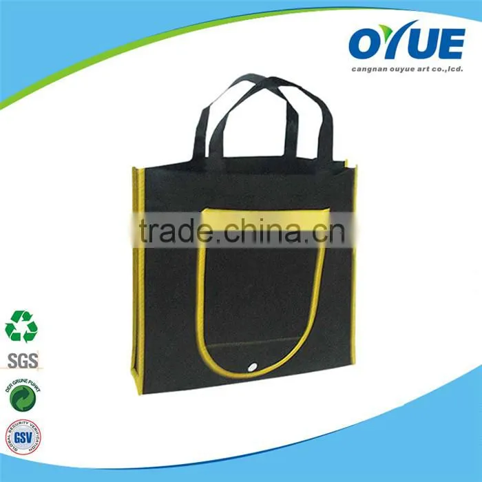 Eco friendly reycled promotional foldable non woven bag