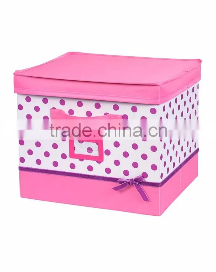 New product fashion printed fabric storage box