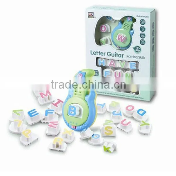 2013 New Design funny plastic cartoon guitar for kids