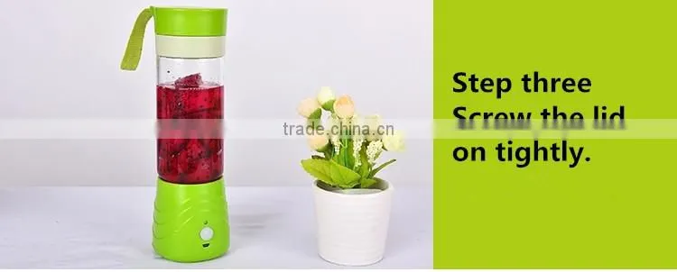 Portable electric juicer slow juicer