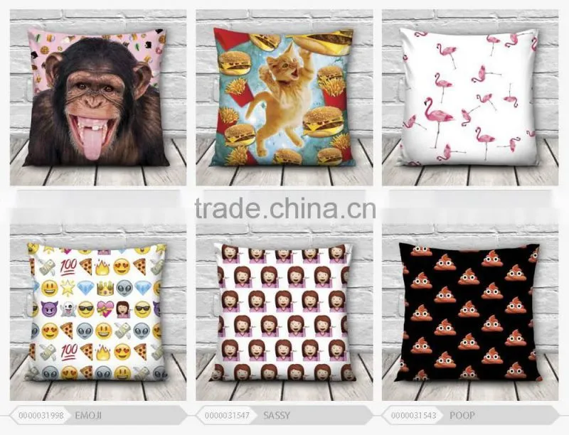 high quality fashion mustache design 3d digital print pillowcases fullprint decorative throw pillow covers seat cushion Cover