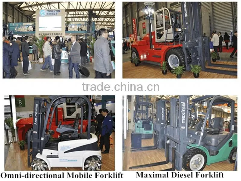 Maximal mini 2ton 2.5ton 4- wheel Battery Forklifts