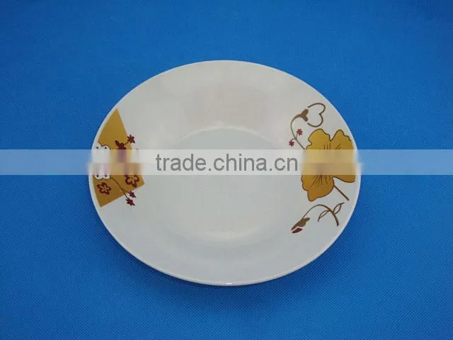 Cheap bulk 9 inch dinner plates / Factory direct wholesale ceramic soup plate / customized soup plates cheap