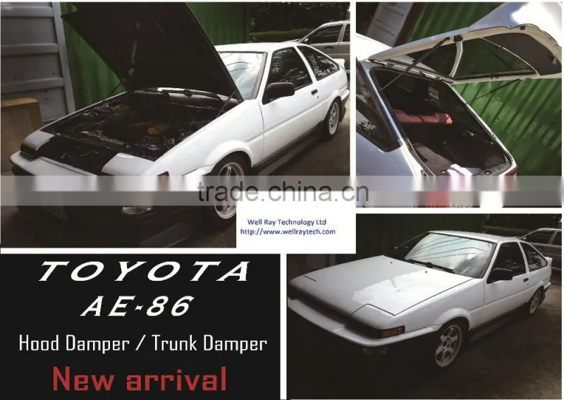 For Toyota Mazda Ford Suzuki Honda Mitsubishi carbon fiber Hood damper