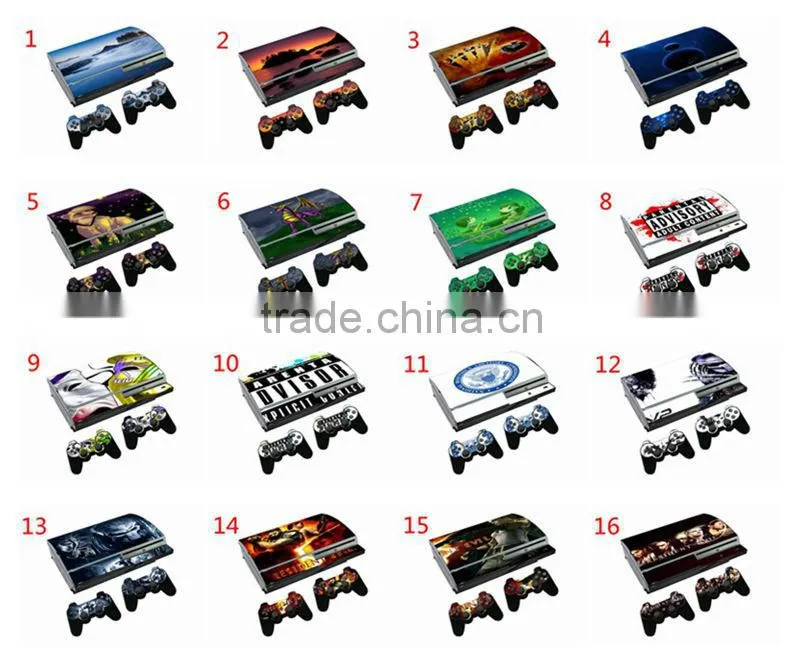 Sell for PS3 console skin Wrap Sticker Skin for PS3 Controller