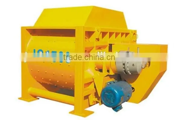 Double horizontal shaft forced concrete mixer JS1500 CE high quality
