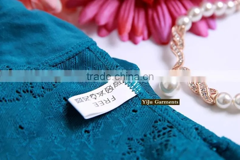 Best selling basic daisy lace women cotton breif underwear