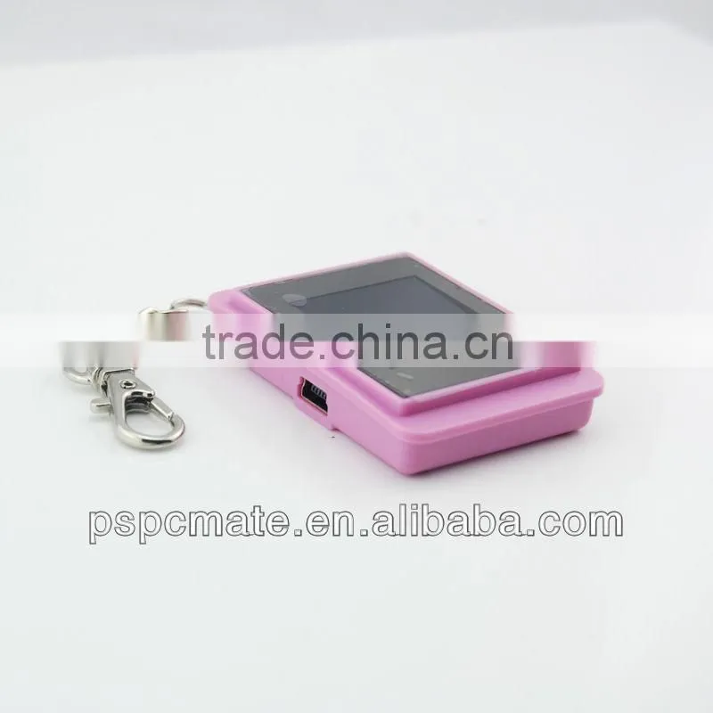 Pink color mini digital photo frame keyring