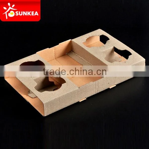 Printed take away coffee cup carriers with handle