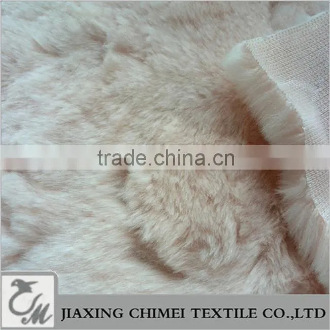 pinck jacquard faux fur embossed faux fur