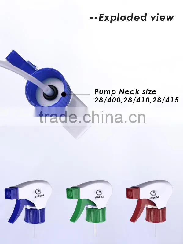 plastic mist trigger sprayer 28/410