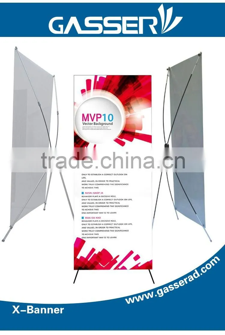 Promotional X banner stands