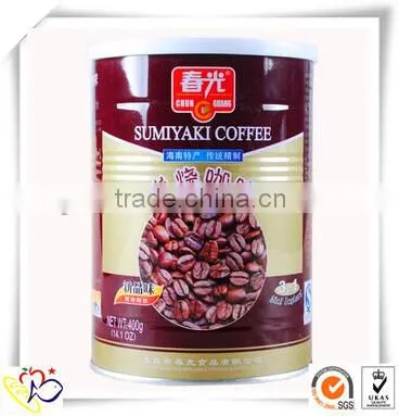 customized coffee tin can manufacturer/storage coffee tin can