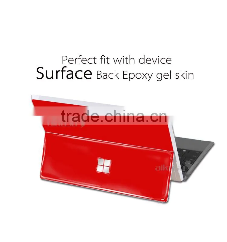 Newest stick on glass epoxy gel skin for Microsoft surface