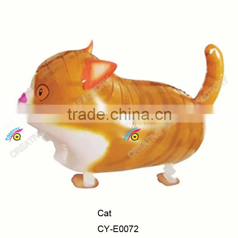 2015 Hot sale animal shaped walking pet balloon helium walking pet balloon walking rabbit balloon