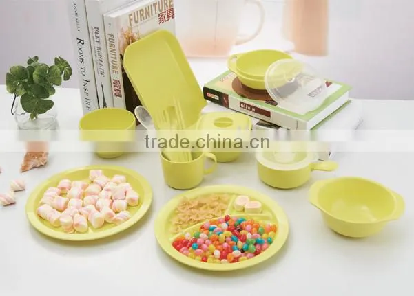 100% biodegradable PLA kids Dinnerware Set